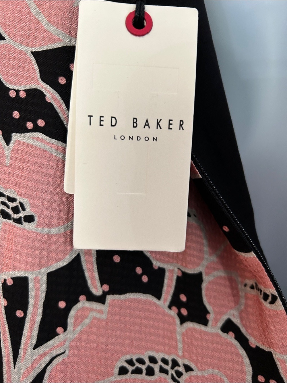 NWT Ted Baker Astrydd Puff Sleeve Midi Dress - Picture 11 of 13